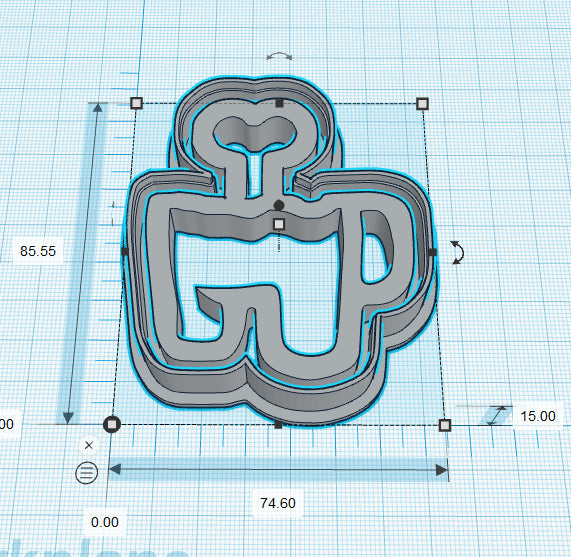 Among Us Dead Cookie Cutter